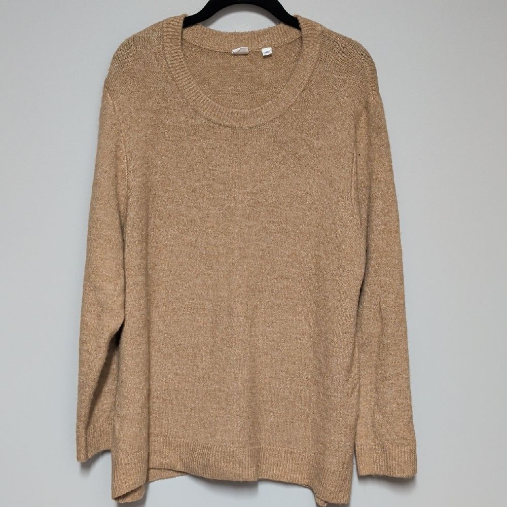GAP Cozy Tan Crew Neck Sweater